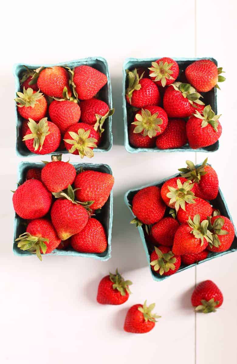 4 pints of fresh strawberries